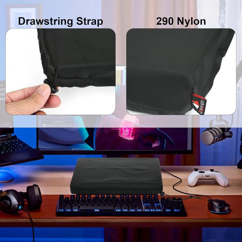 TXesign Dust Cover Compatible with RØDE RØDECaster Pro II Production Solution, Nylon Audio Console Mixer Case Interface Dust Cover - Image 2
